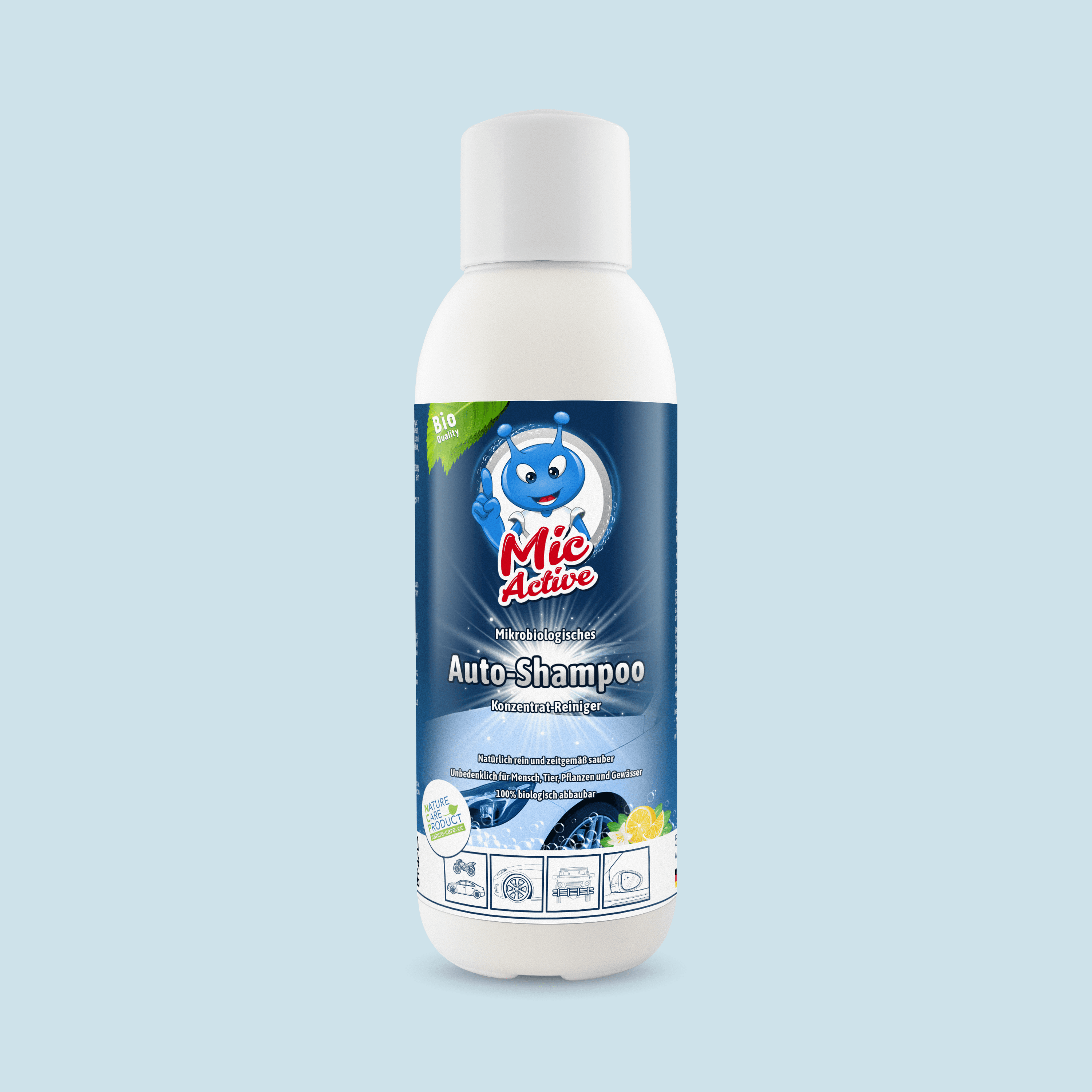 Auto-Shampoo Konzentrat 500 ml - Mic Active